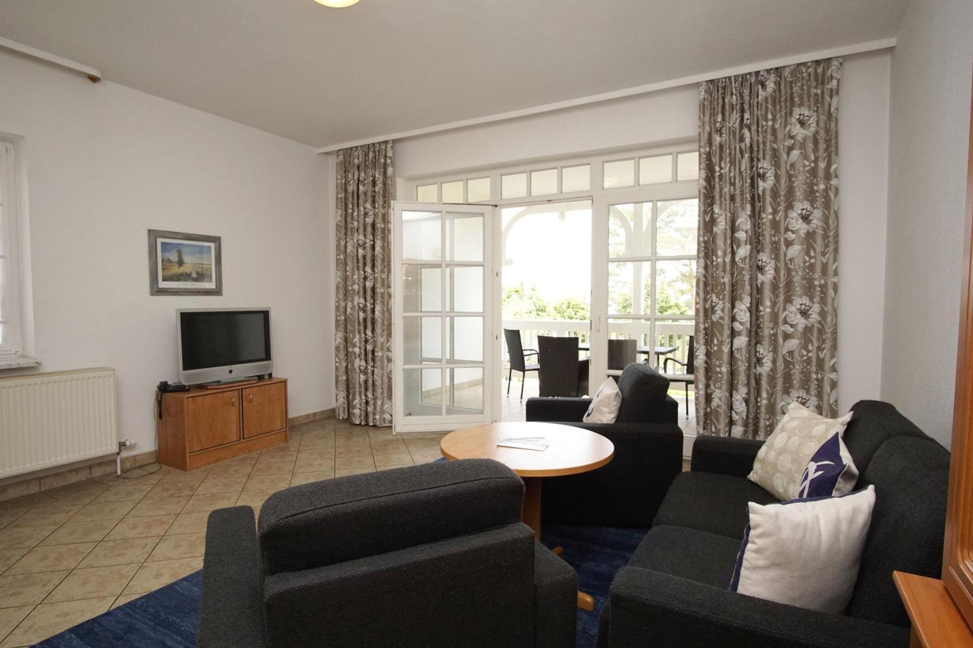 Aparthotel Ostsee Fewo 6 Balkon, Meerblick, Strand Остзебад Бинц Екстериор снимка