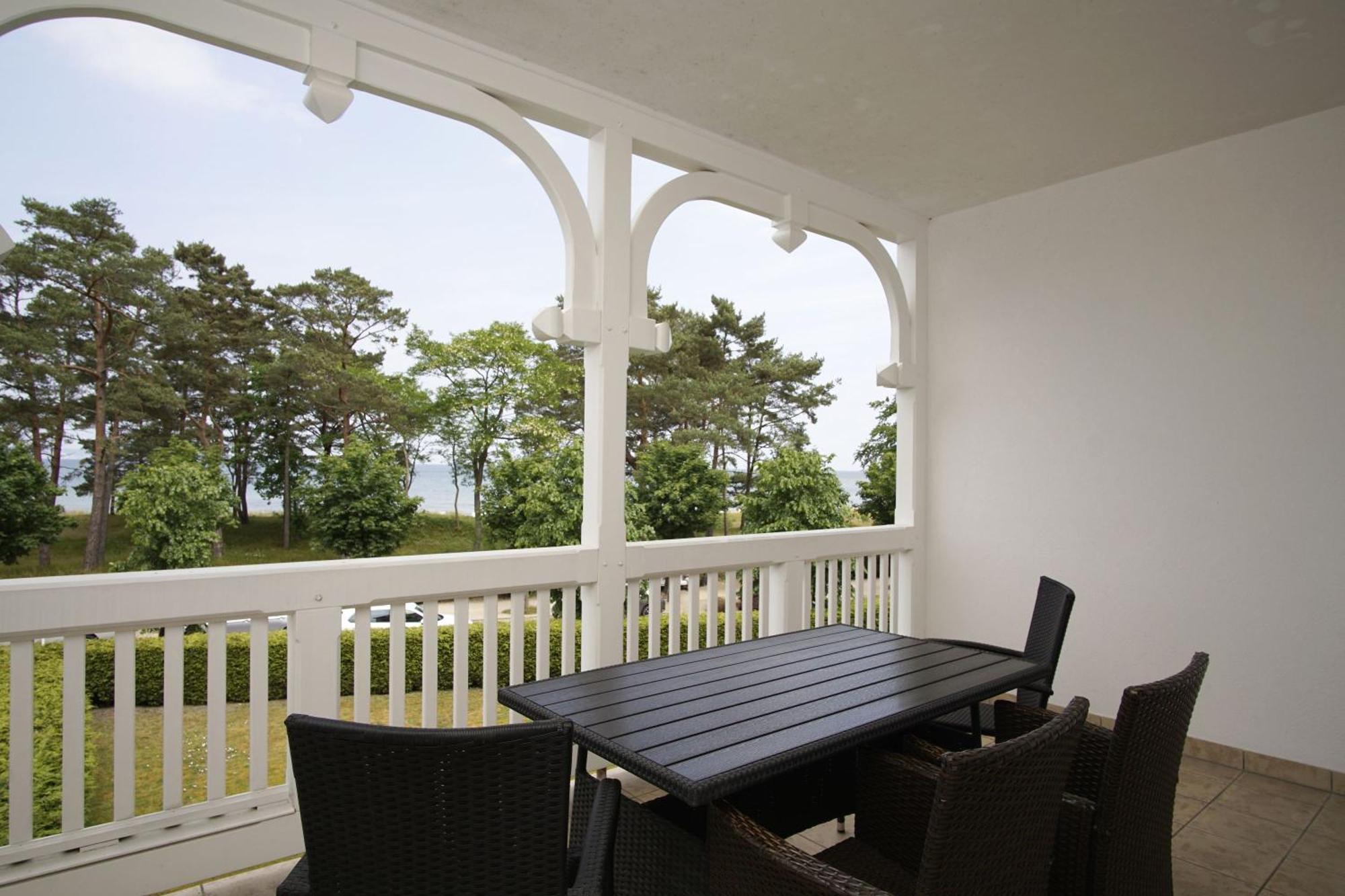 Aparthotel Ostsee Fewo 6 Balkon, Meerblick, Strand Остзебад Бинц Екстериор снимка